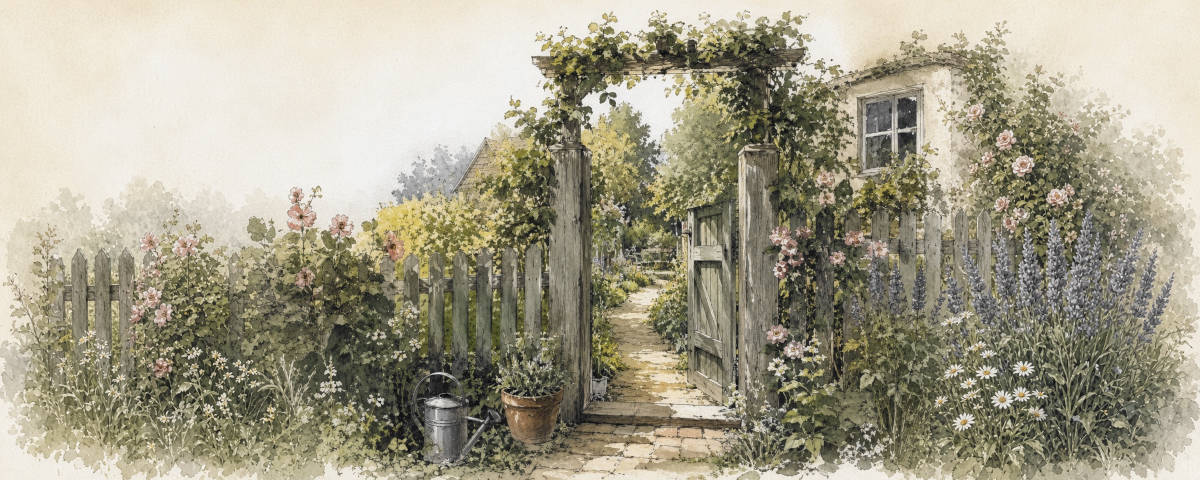 romantisches Bauerngärtchen